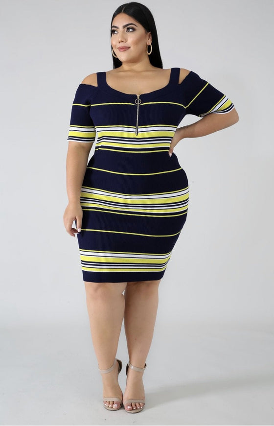 In Your Feelings Bodycon Dress (Plus Size) - Everything Girls Like Boutique