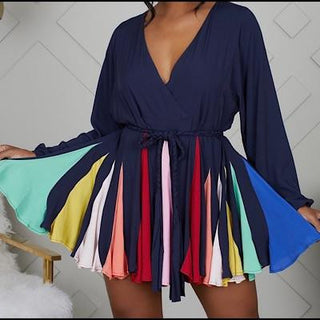 Twirl Multi-Color Dress (Restocked) - Everything Girls Like Boutique