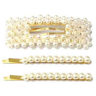 Pearl Hair Pins (Set of 3) - Everything Girls Like Boutique