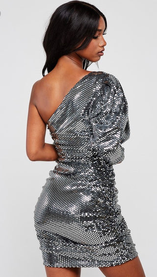 Invitation Only Metallic Shimmer Dress - Everything Girls Like Boutique