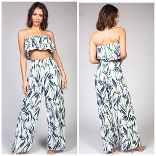 Green Flower Pants Set - Everything Girls Like Boutique