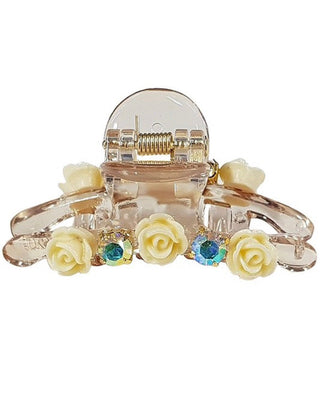 Hair Clip With Rosette Details - Everything Girls Like Boutique