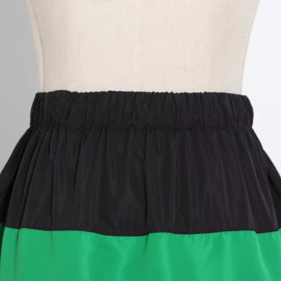 Heather Colorblock Skirt