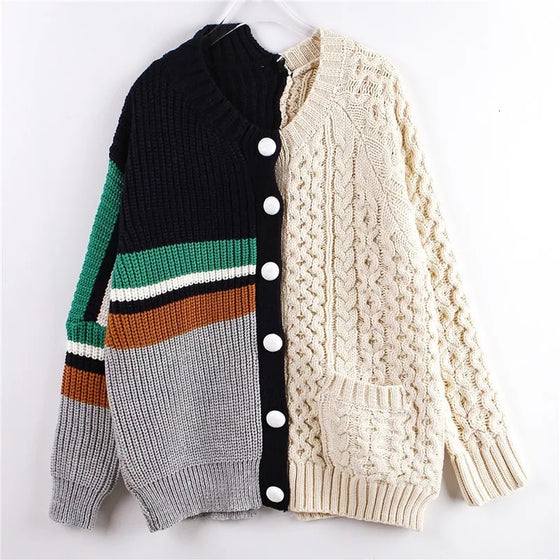 Vintage Panel Sweater